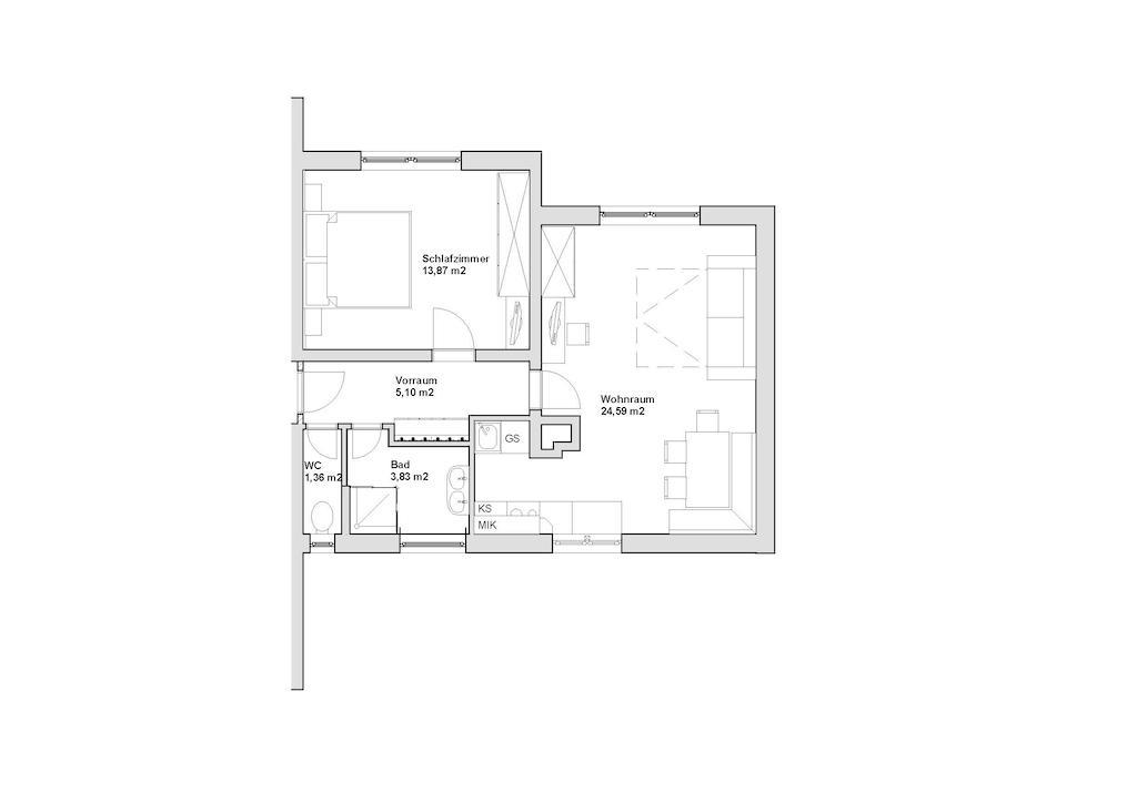 Haus Gassner Daire Bad Hofgastein Oda fotoğraf